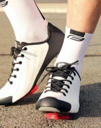 Buty szosowe FORCE COMANDO CARBON, białe 43