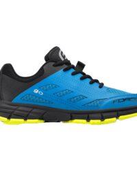 Buty rowerowe FORCE GO, niebiesko-czarno-fluo 36