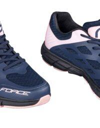 Buty damskie, rowerowe FORCE GO, niebiesko-różowe 37