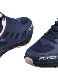 Buty damskie, rowerowe FORCE GO, niebiesko-różowe 37