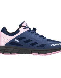 Buty damskie, rowerowe FORCE GO, niebiesko-różowe 37