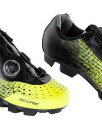 Buty FORCE MTB SCORE, fluo-czarne 44