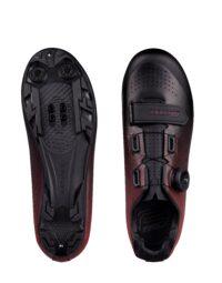 Buty rowerowe FORCE MTB VICTORY, czarno-bordowe 42