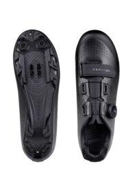 Buty rowerowe FORCE MTB VICTORY, czarno-szare 43