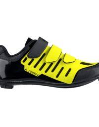 Buty szosowe FORCE LASH, fluo-czarne 40
