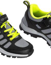 Buty turystyczne FORCE WALK, czarno-szaro-fluo 39