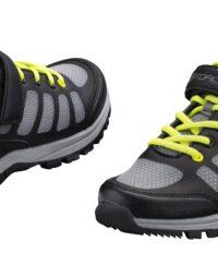 Buty turystyczne FORCE WALK, czarno-szaro-fluo 39