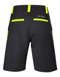 Spodenki z wkładką FORCE BLADE MTB, czarno-fluo S
