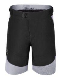 Spodenki z wkładką FORCE STORM, czarno-szare 3XL