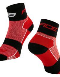 Skarpety FORCE SPORT 3, czerwono-czarne L-XL