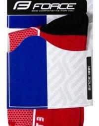 Skarpety FORCE SPORT 3, czerwono-czarne L-XL