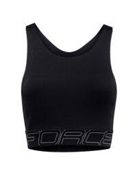 Biustonosz sportowy FORCE GRACE, czarny XS