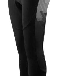 Leginsy/spodnie damskie FORCE RIDGE LADY z wkładką, czarno-szare XL