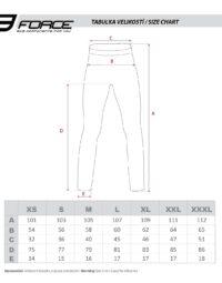 Spodnie dresowe FORCE ROCKY/ADRIANA, czarne XXXL