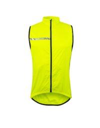 Kamizelka FORCE WINDPRO KID wiatroszczelna, fluo 140-153