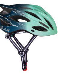 Kask rowerowy FORCE BULL HUE, miętowo-granatowy S-M