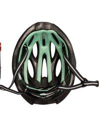 Kask rowerowy FORCE BULL HUE, miętowo-granatowy S-M