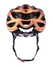 Kask rowerowy FORCE BULL HUE, fioletowo-morelowy S-M