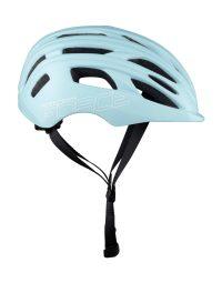 Kask rowerowy FORCE DOWNTOWN, niebiesko-zielony L-XL