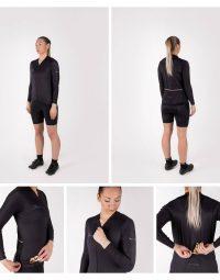Bluza damska FORCE GOLD LADY, czarna XS