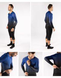 Bluza FORCE SMOOTH, czarno-niebieska S