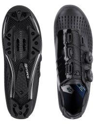 Buty rowerowe FORCE MTB REVOLT CARBON, czarne 42