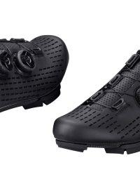Buty rowerowe FORCE MTB REVOLT CARBON, czarne 45