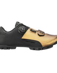 Buty rowerowe FORCE VIRTUOSO GRAVEL, czarno-brązowe 45