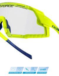 Okulary przeciwsłoneczne FORCE GRIP fluo, szkła fotochromowe