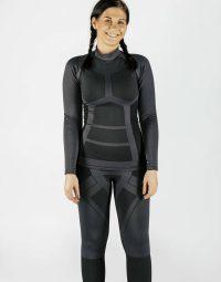 Bielizna / spodnie termoaktywne FORCE GRIM, czarne XS-S