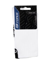 Skarpetki FORCE LONGER SLIM, białe S-M/36-41