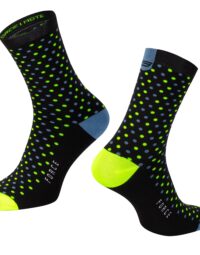 Skarpetki FORCE MOTE, czarno-niebieskie-fluo L-XL/42-46