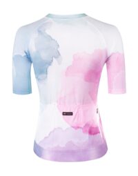 Koszulka damska FORCE SPLASH LADY short sl, różowo-niebieski XS