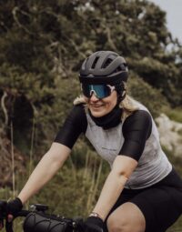 Spodenki na szelkach FORCE PASSION LADY z wkładką, czarne XL