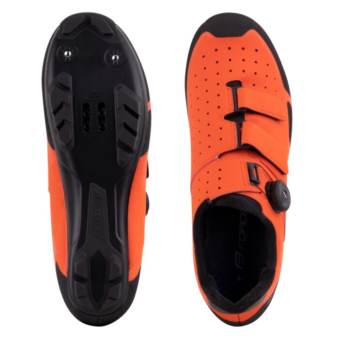 Buty FORCE MTB REVO 2, pomarańczowe 40