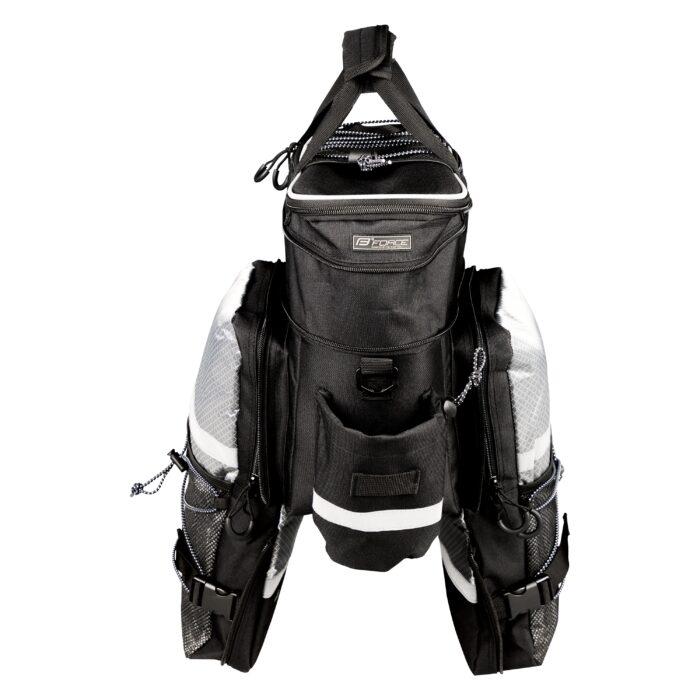 Torba tylna FORCE LARGE, czarna 20 l