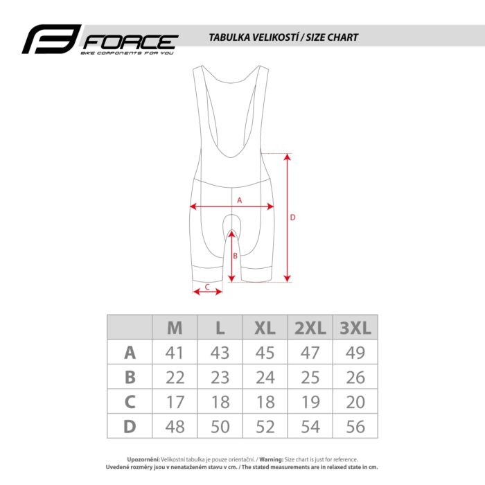 spodenki kolarskie FORCE JOURNEY z wkładką, czarne 3XL