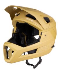 Kask FORCE VENOM downhill, brązowy S-M