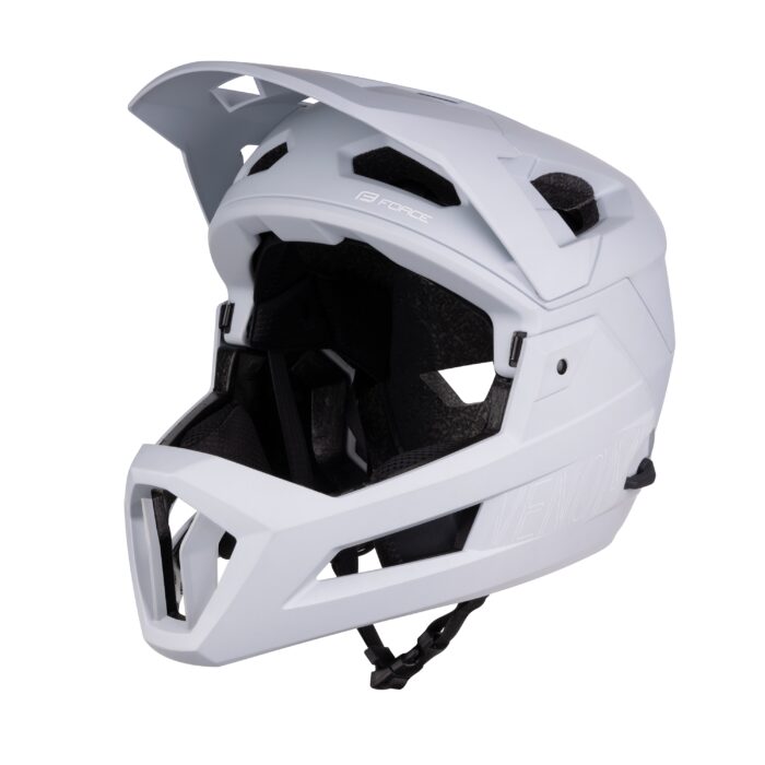 Kask FORCE VENOM downhill, szary L-XL