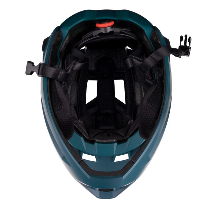 Kask FORCE VENOM downhill, turkusowy, S-M