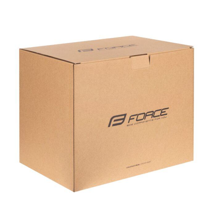 Kask FORCE DROP downhill, czerwono-czarny S-M