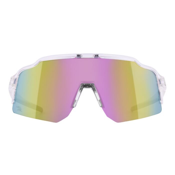 okulary przeciwsłoneczne FORCE STRIVE trans,purp-yell lustrzane soczewki
