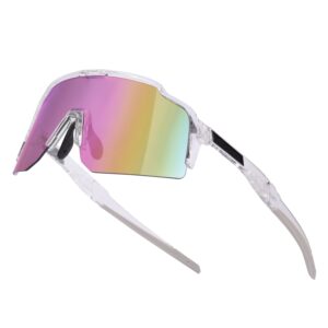 okulary przeciwsłoneczne FORCE STRIVE trans,purp-yell lustrzane soczewki