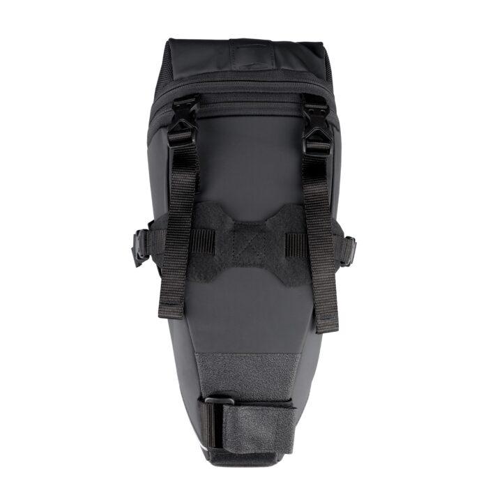 Torba na siodełko F ADVENTURE XL, zamek błyskawiczny, czarna
