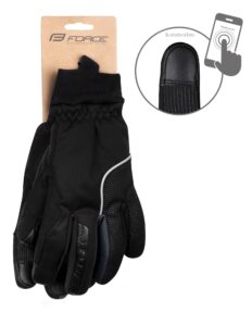 rękawiczki FORCE ARCTIC PRO, czarne, rozmiar 3XL