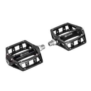 pedały FORCE BMX / DOWNHILL ze stopu metali lekkich, czarne